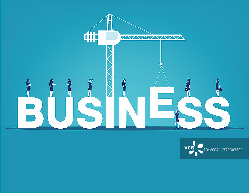 商业金融与工业概念图片素材
