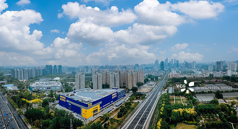北京 太阳宫公园 望京 地标 宜家 天空图片素材