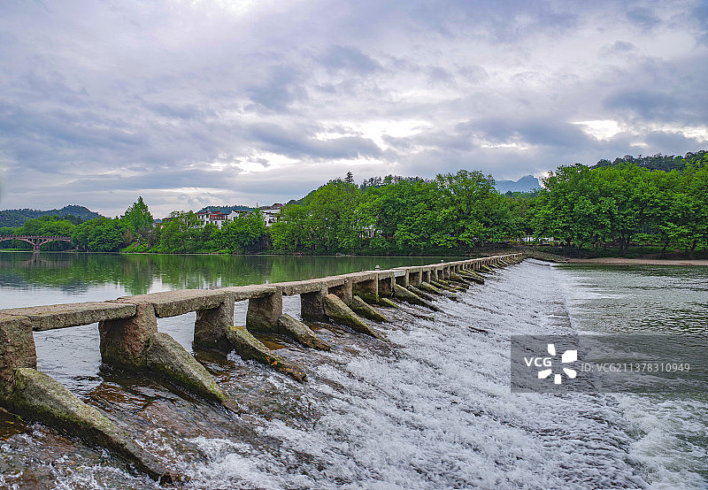 仙都石梁桥图片素材