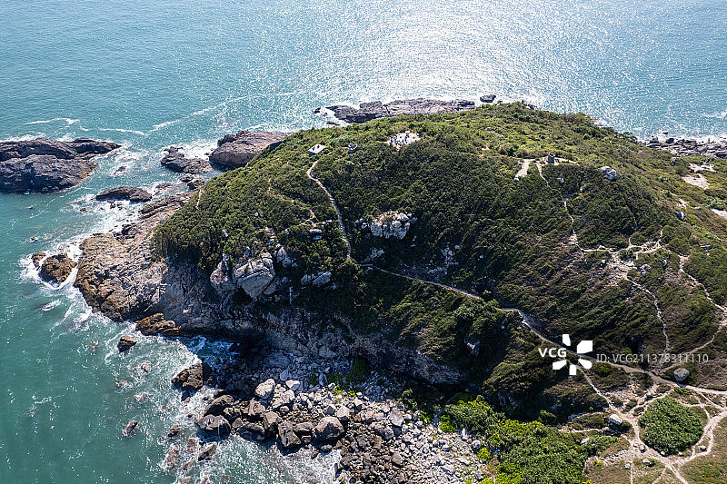 海边岩岛图片素材