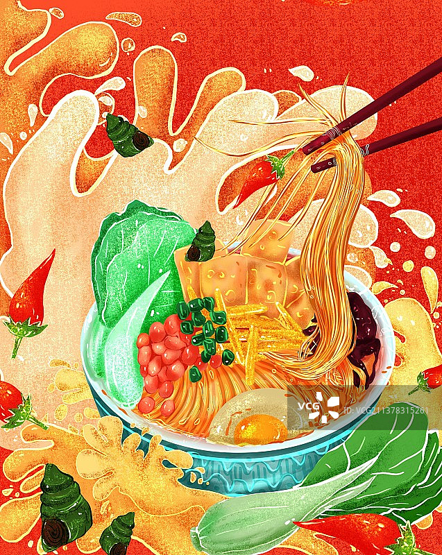 螺蛳粉图片素材