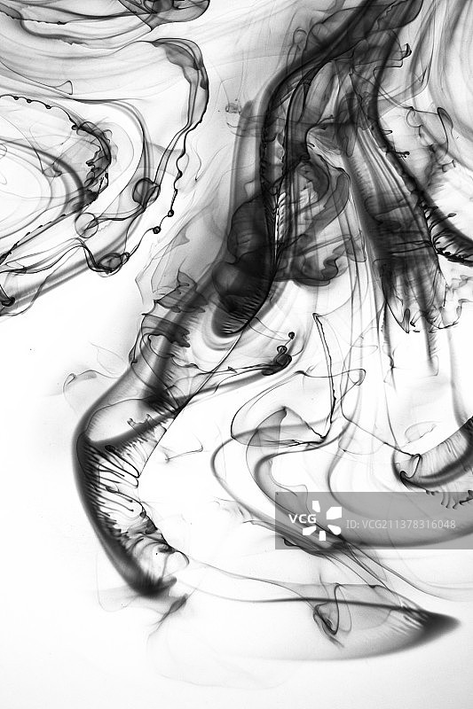 中国风抽象水墨流动肌理图图片素材