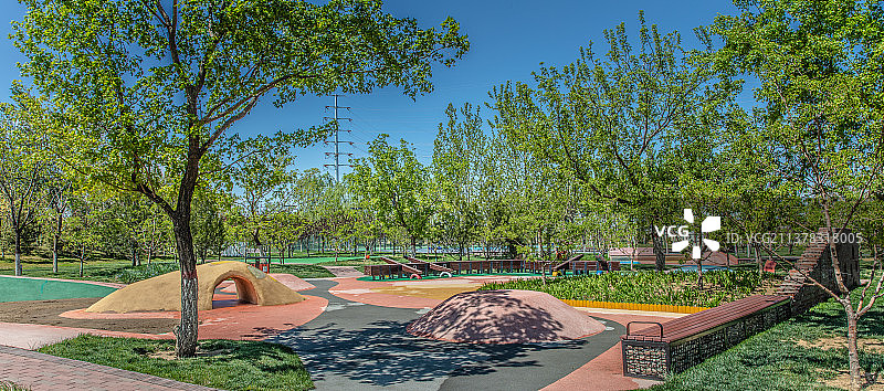 户外儿童乐园图片素材