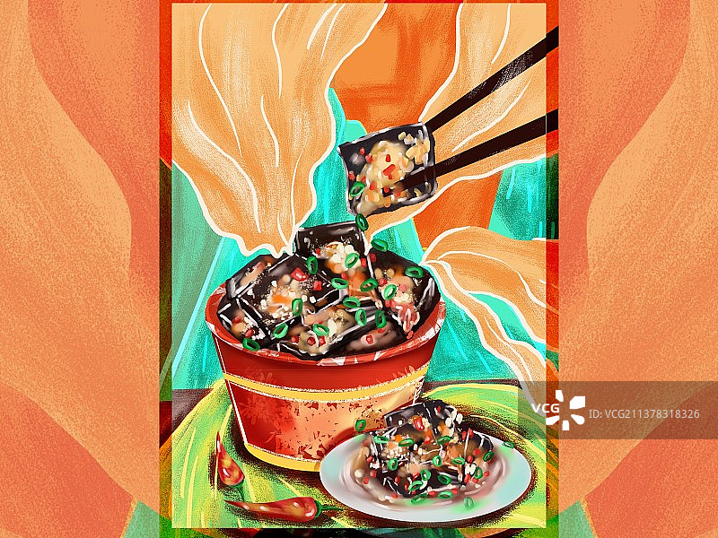 臭豆腐图片素材