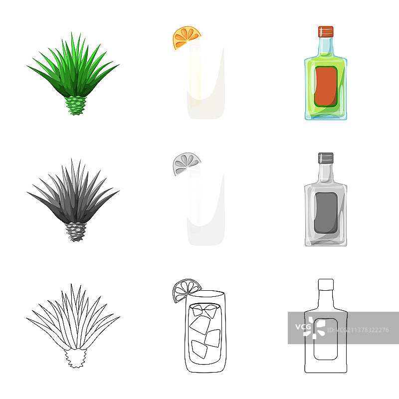 咖啡厅和拉丁风格Logo合集图片素材