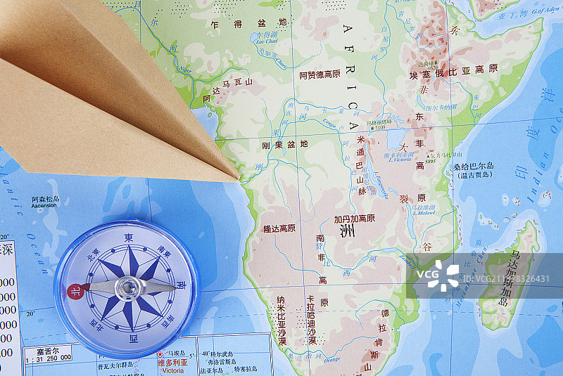 非洲旅行计划图片素材