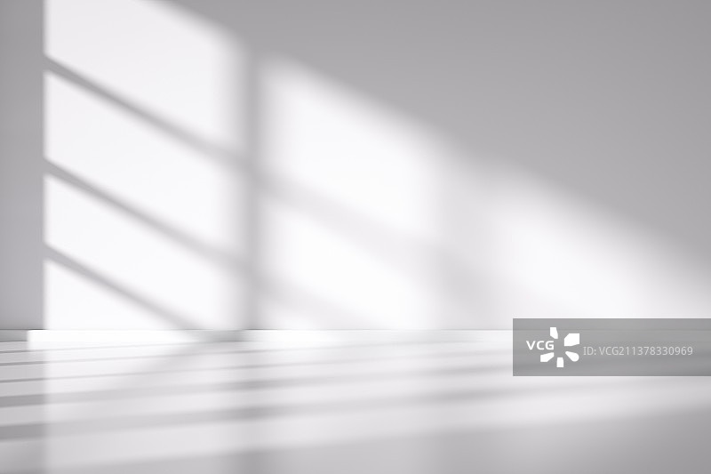 室内白色空间三维图形背景图片素材