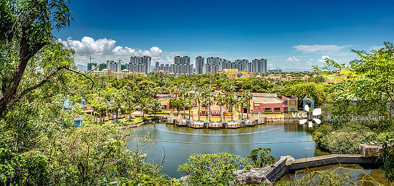 沿海城市建筑图片素材