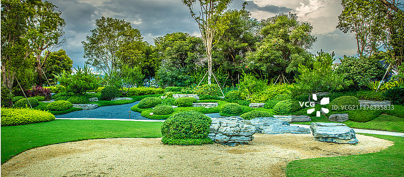 房地产园林景观图片素材