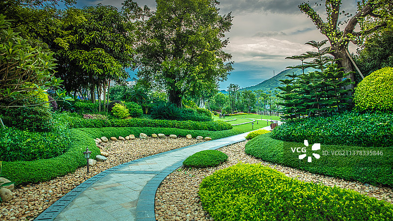 房地产园林景观图片素材