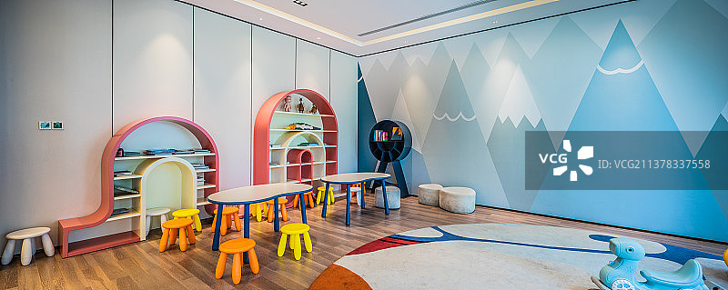 样板间儿童房图片素材