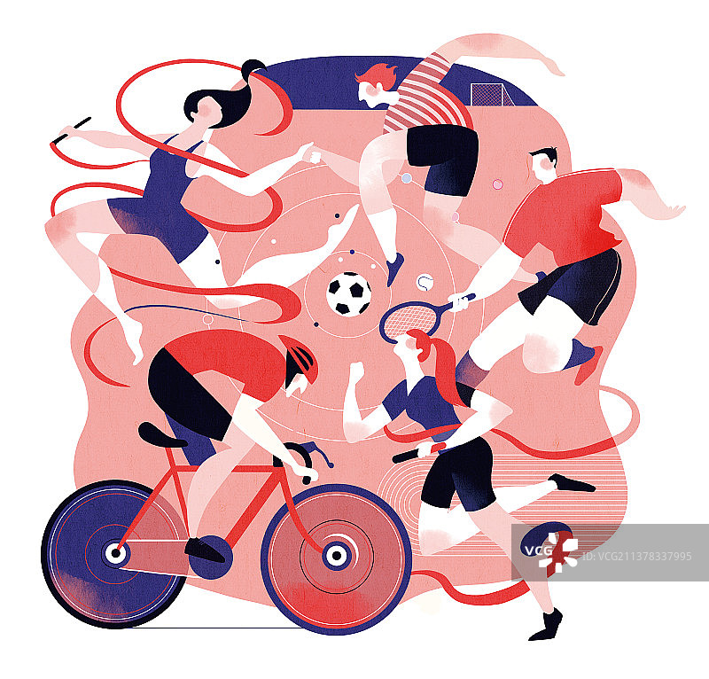 通过体育促进更紧密的中法联系图片素材