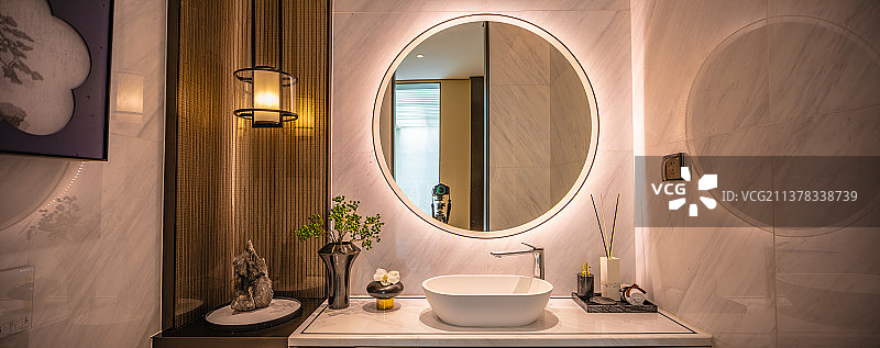 板板间洗手池图片素材