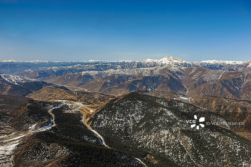阿坝高原川主寺图片素材