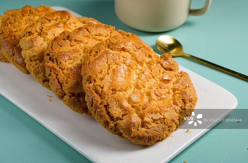 老式手工桃酥图片素材