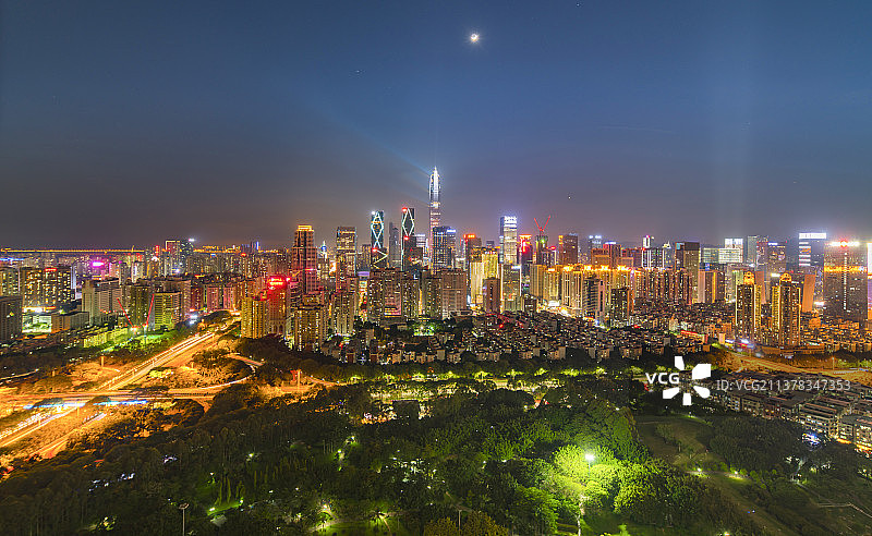 深圳夜景图片素材