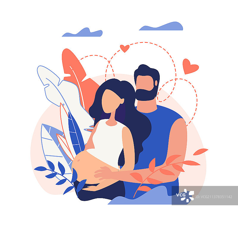 准父母卡通banner图片素材