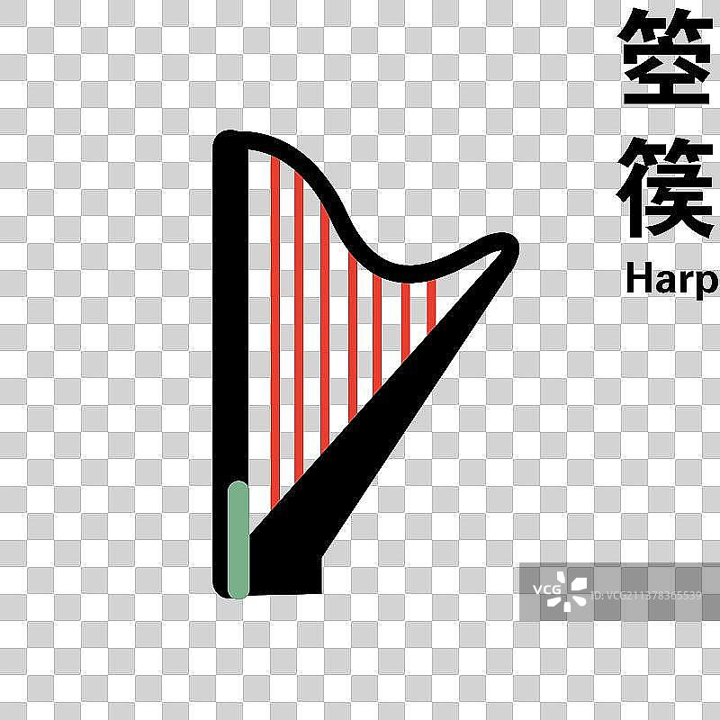 传统乐器符号化图片素材