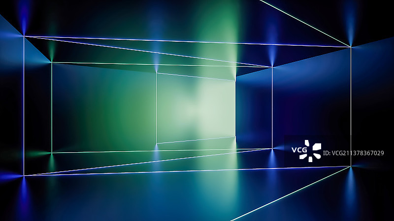 三维人造室内空间图片素材