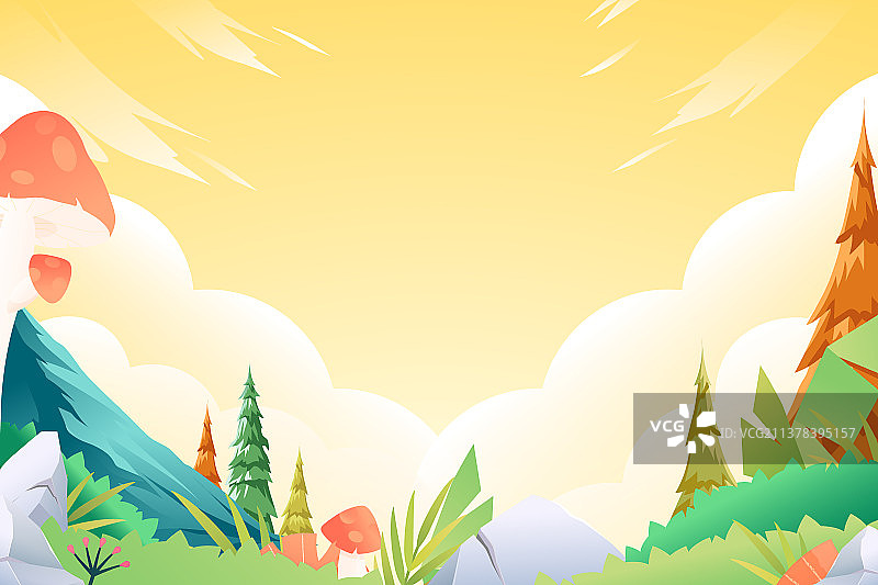 卡通夏季夏天暑期带娃儿童节六一快乐少儿亲子家人玩乐亲子游出游旅行电商促销网购出游旅游渐变矢量插画图片素材