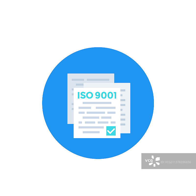 ISO 9001标准图标图片素材