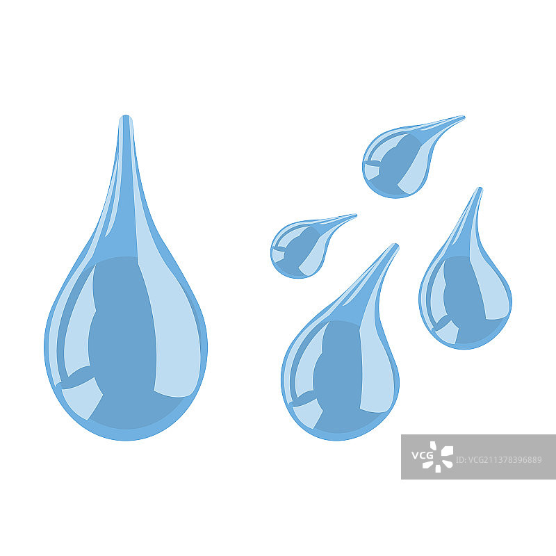 滴水图标设计图片素材