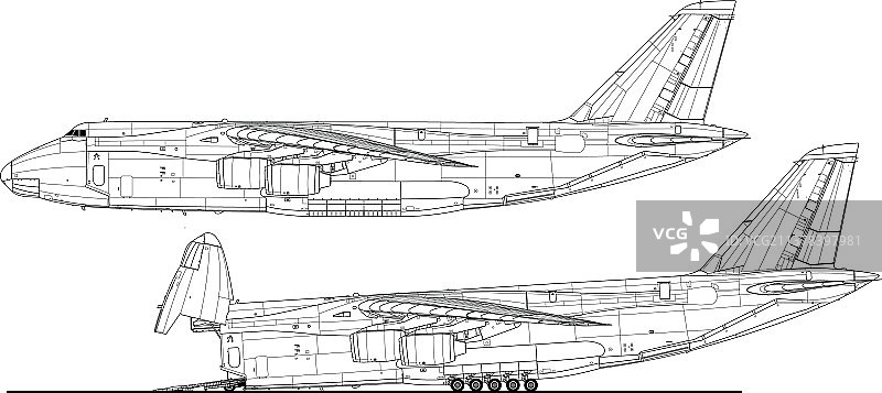 安东诺夫安-124鲁斯兰图片素材