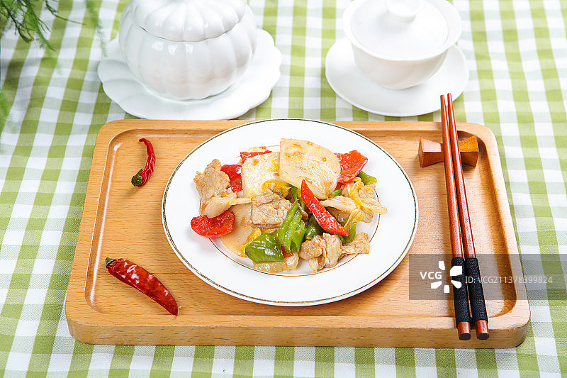 软糯诱人炒饵块图片素材