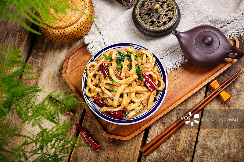 美味诱人炒饵块丝图片素材