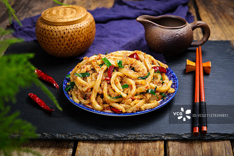 美味诱人炒饵块丝图片素材