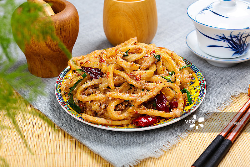 美味诱人炒饵块丝图片素材