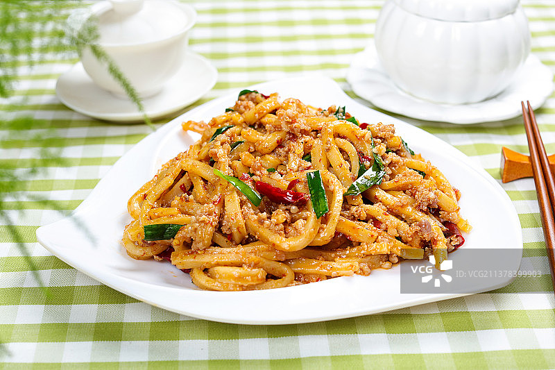 美味诱人炒饵块丝图片素材