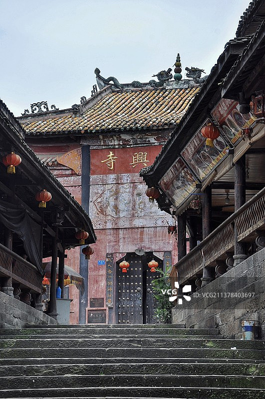 重庆渝北龙兴古镇龙兴寺图片素材