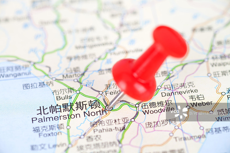 新西兰北帕默斯顿旅行计划图片素材