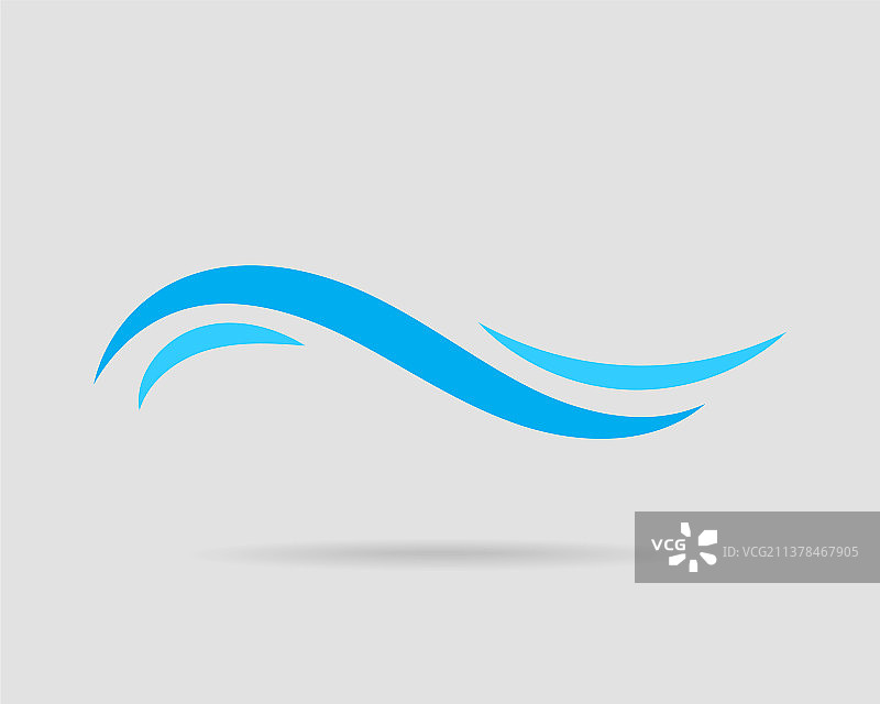 水波纹设计水波图标波浪线图片素材