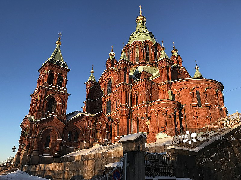 赫尔辛基大教堂图片素材