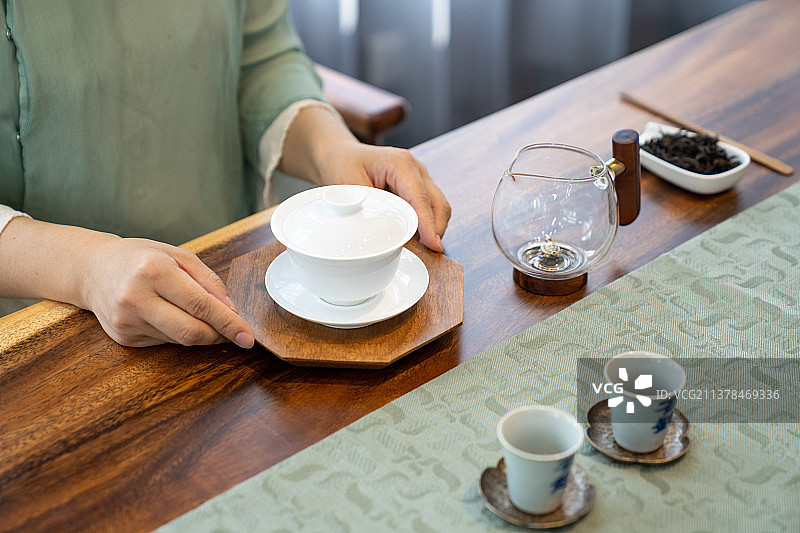 泡武夷岩茶肉桂图片素材