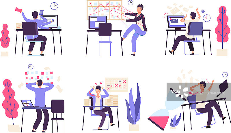 未组织的人员未能按计划完成任务图片素材