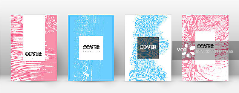 时尚小册子封面设计模板图片素材