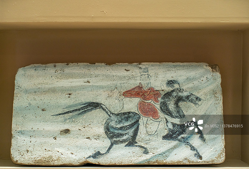 甘肃酒泉敦煌市博物馆藏品画像砖图片素材