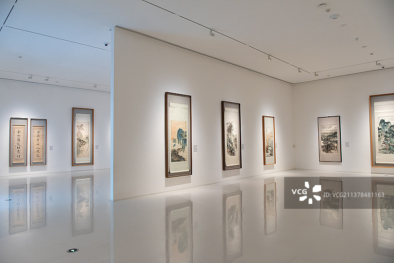 美术馆书法国画艺术展图片素材