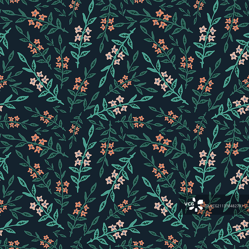 无缝的花卉图案图片素材