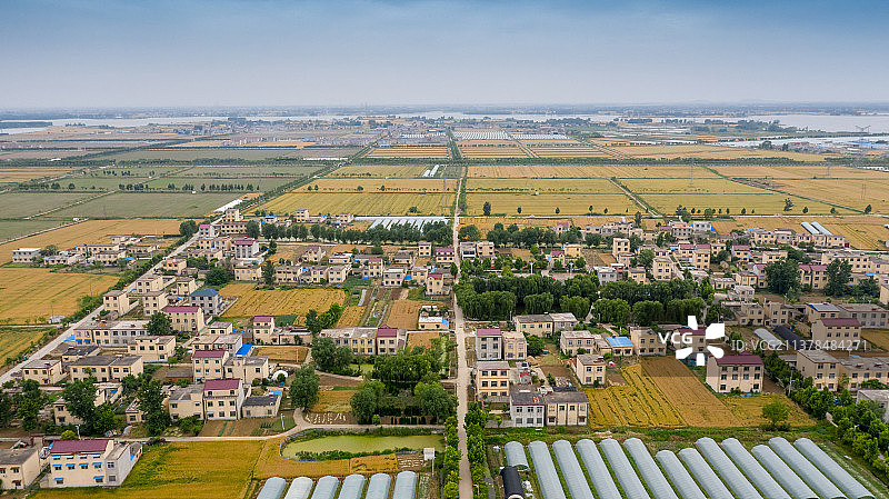 怀远县河溜镇罗新庄村（美丽乡村）图片素材
