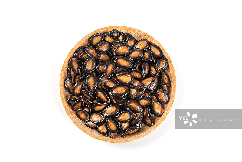 白底上的西瓜子图片素材