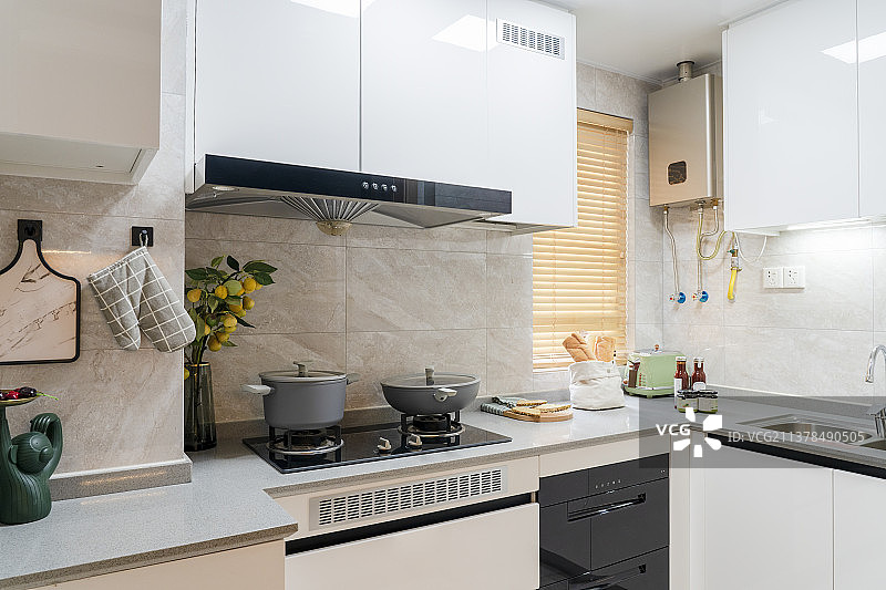 住宅厨房样板间图片素材