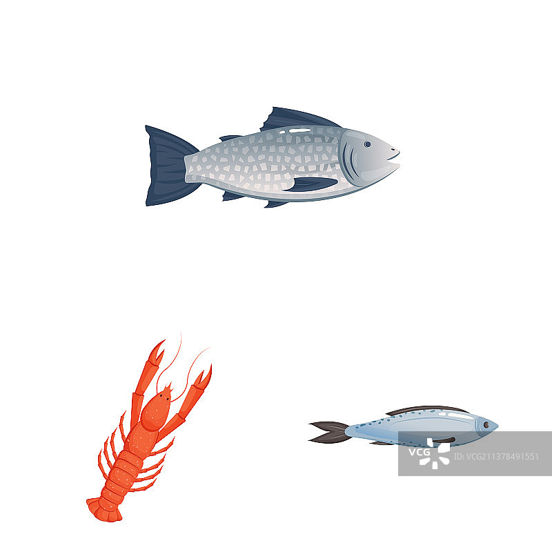 食物与海洋logo合集图片素材