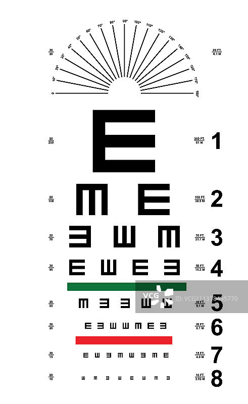 E字视力表图片素材