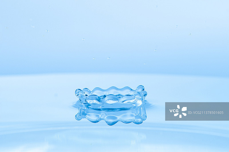 水滴落下的水花图片素材