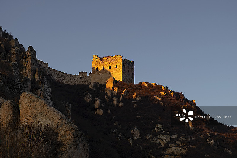 烽火台的晨曦图片素材