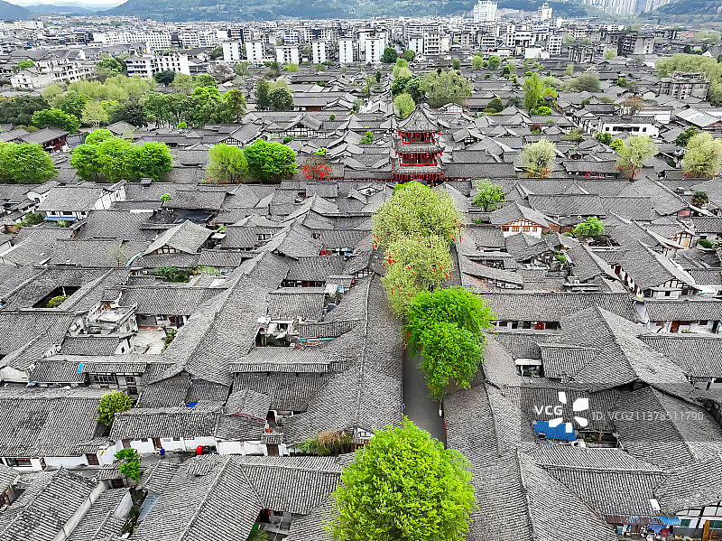 四川南充阆中古镇图片素材